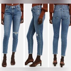 AGOLDE Nico High Rise Slim in Shoreline size 27